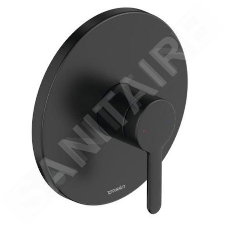 Duravit C.1 - Mitigeur de douche encastré, noir mat C14210010046