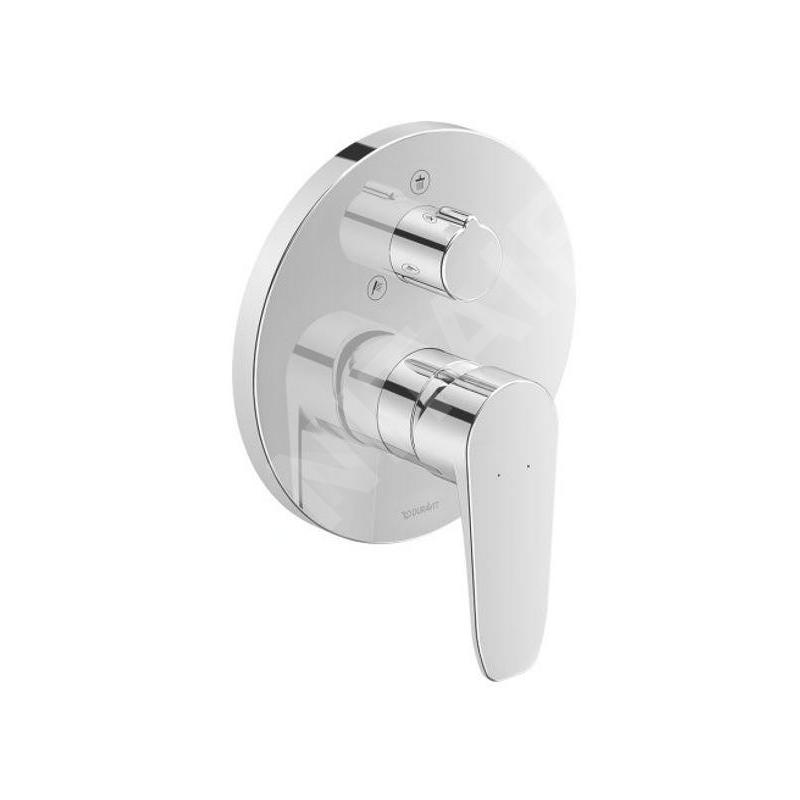 Duravit B.1 - Mitigeur de douche encastré, pour 2 sorties, chrome B14210012010