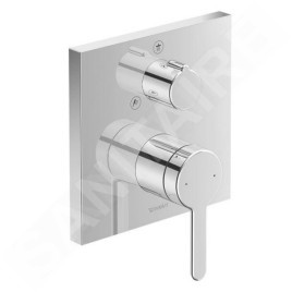Duravit C.1 - Mitigeur de douche encastré, pour 2 sorties, chrome C14210011010