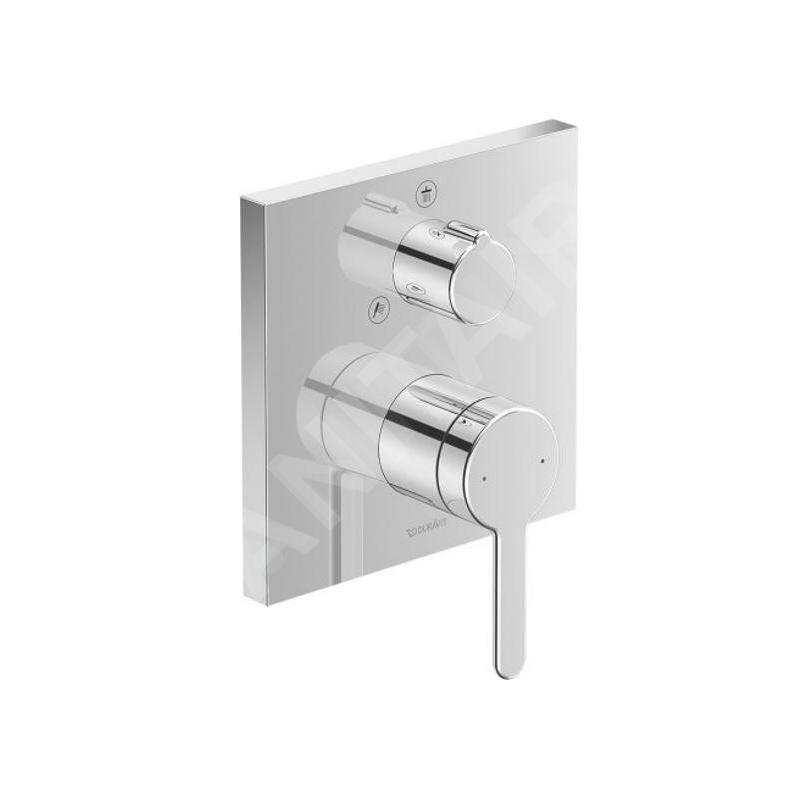Duravit C.1 - Mitigeur de douche encastré, pour 2 sorties, chrome C14210011010