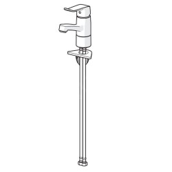 Hansa Care - Mitigeur de lavabo avec bec pivotant, chrome 46152206