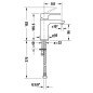 Duravit B.1 - Mitigeur de lavabo, chrome B11010002010