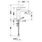 Duravit B.1 - Mitigeur de lavabo, chrome B11020002010