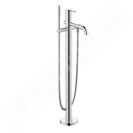 Duravit C.1 - Mitigeur de baignoire au sol, avec accessoires, chrome C15250000010