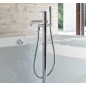 Duravit C.1 - Mitigeur de baignoire au sol, avec accessoires, chrome C15250000010