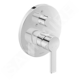 Duravit B.2 - Mitigeur de baignoire encastré, pour 2 sorties, chrome B25210012010