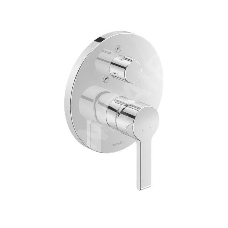 Duravit B.2 - Mitigeur de baignoire encastré, pour 2 sorties, chrome B25210012010