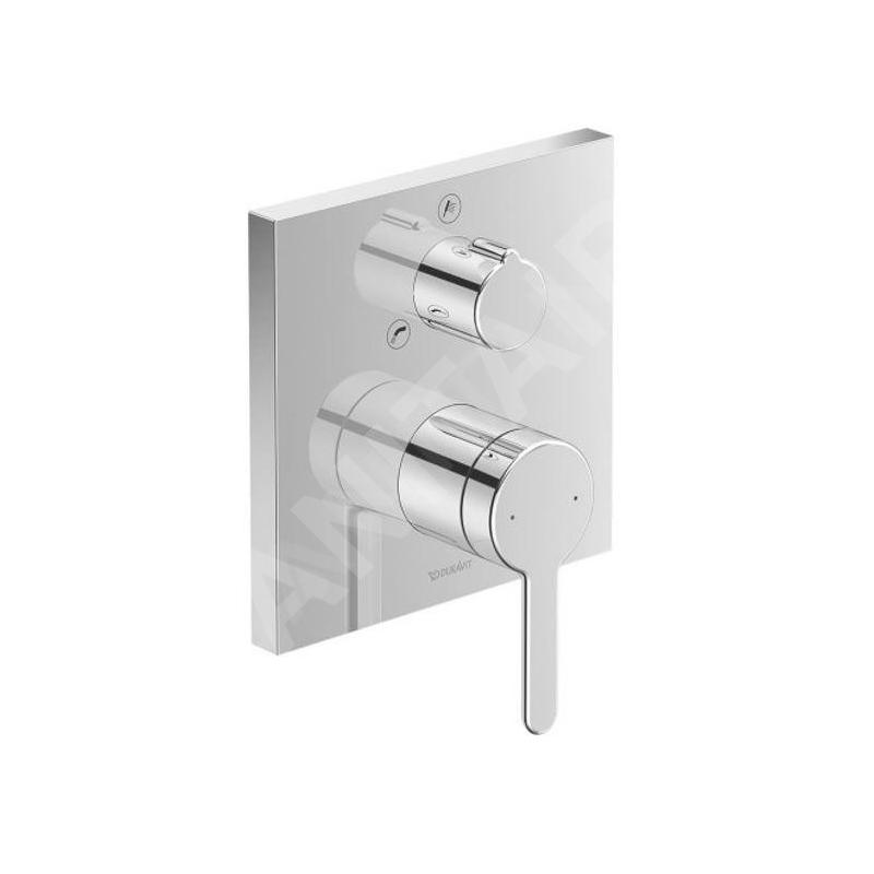 Duravit C.1 - Mitigeur de baignoire encastré, pour 2 sorties, chrome C15210017010