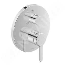 Duravit C.1 - Mitigeur de baignoire encastré, pour 2 sorties, chrome C15210018010