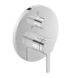 Duravit C.1 - Mitigeur de baignoire encastré, pour 2 sorties, chrome C15210018010