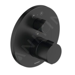 Duravit C.1 - Mitigeur thermostatique de baignoire encastré, pour 2 sorties, noir mat C15200014046