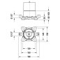Duravit Accessoires - Corps d'encastrement pour les mitigeurs au sol GK5900003000