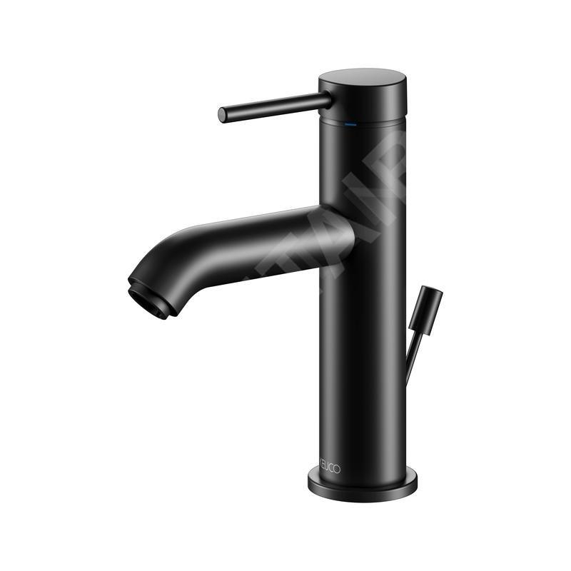 Keuco IXMO - Mitigeur de lavabo avec vidage, noir mat 59502372000