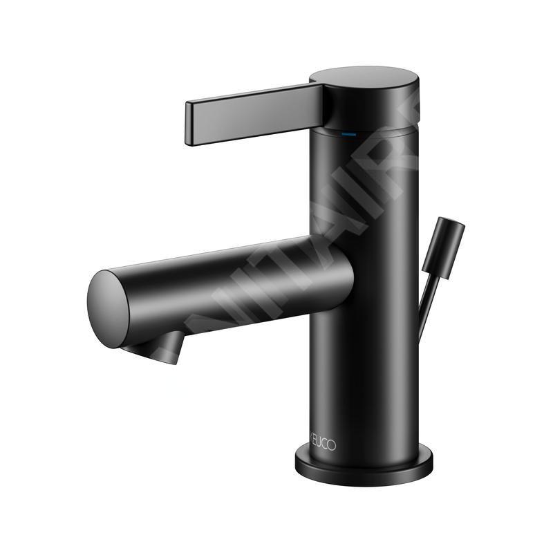 Keuco IXMO - Mitigeur de lavabo avec vidage, noir mat 59504371000