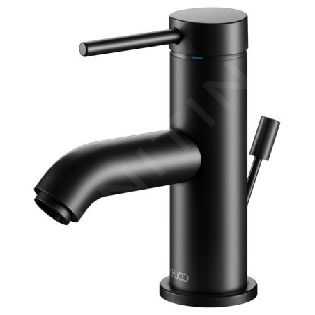 Keuco IXMO - Mitigeur de lavabo avec vidage, noir mat 59504372000