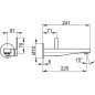 Keuco IXMO - Mitigeur de lavabo encastré, chrome 59516011301