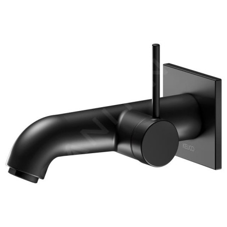 Keuco IXMO - Mitigeur de lavabo encastré, noir mat 59516370202