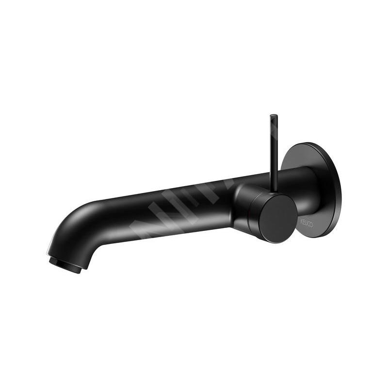 Keuco IXMO - Mitigeur de lavabo encastré, noir mat 59516371201