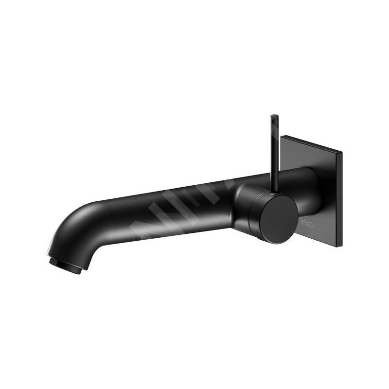 Keuco IXMO - Mitigeur de lavabo encastré, noir mat 59516371202