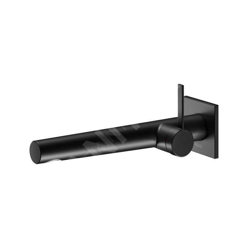 Keuco IXMO - Mitigeur de lavabo encastré, noir mat 59516372102