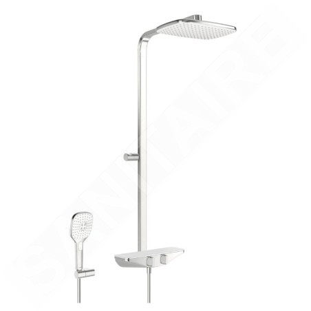 Hansa Emotion - Le set de douche avec thermostat, 360x220 mm, blanc/chrome 5865017182