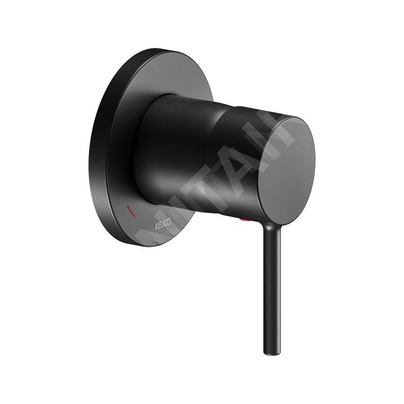 Keuco IXMO - Mitigeur de douche encastré, noir mat 59551370201