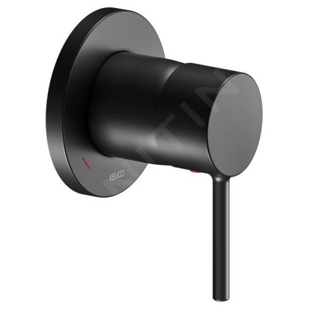 Keuco IXMO - Mitigeur de douche encastré, noir mat 59551370201