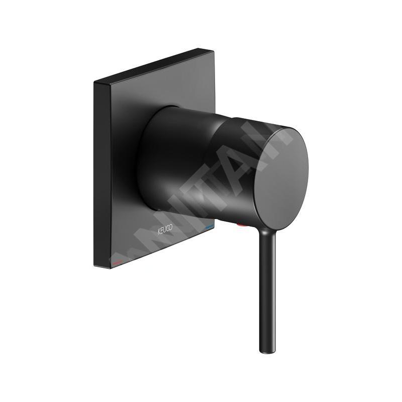 Keuco IXMO - Mitigeur de douche encastré, noir mat 59551370202