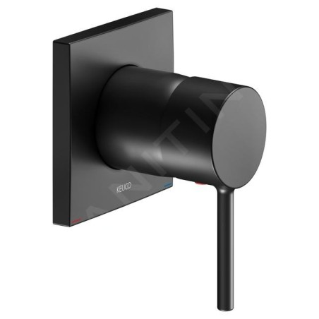 Keuco IXMO - Mitigeur de douche encastré, noir mat 59551370202
