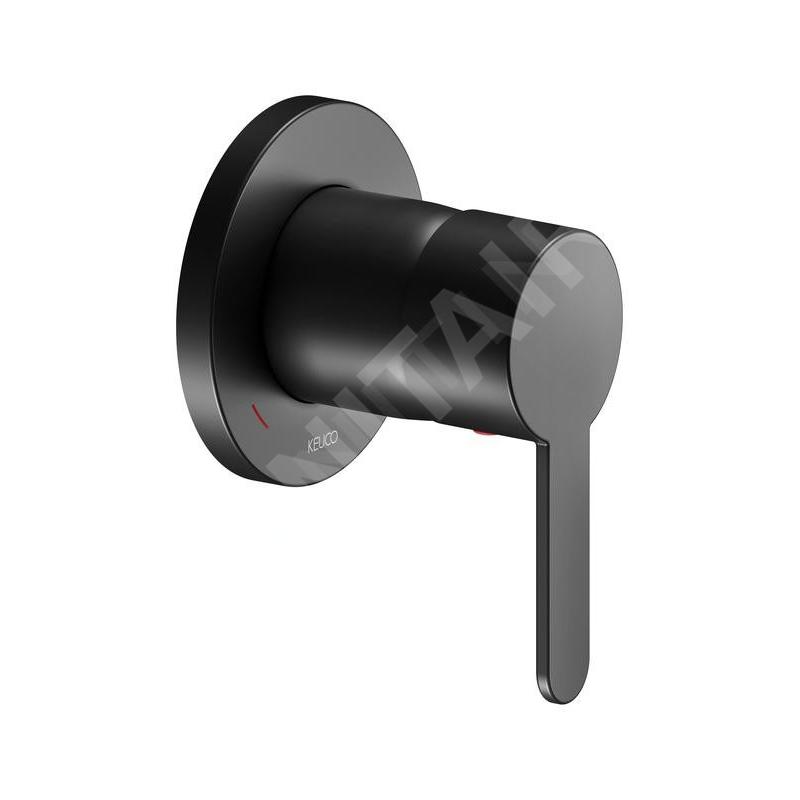 Keuco IXMO - Mitigeur de douche encastré, noir mat 59551370301
