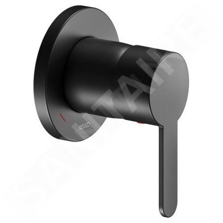 Keuco IXMO - Mitigeur de douche encastré, noir mat 59551370301