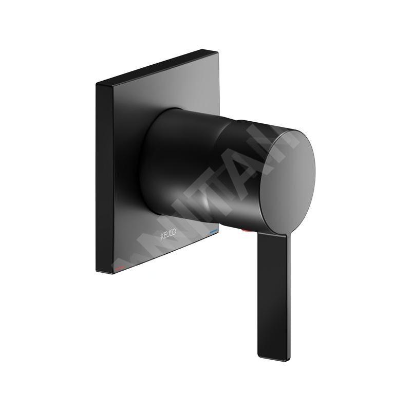 Keuco IXMO - Mitigeur de douche encastré, noir mat 59551379502