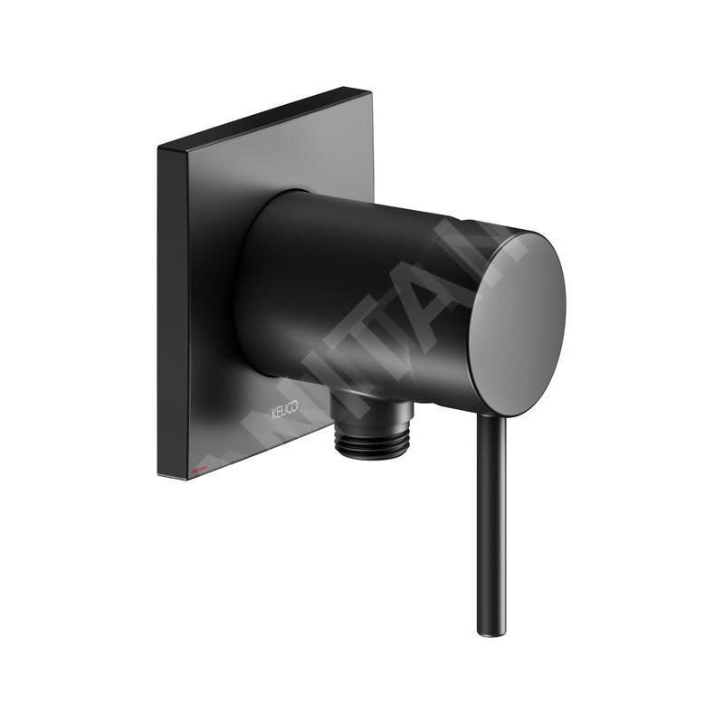 Keuco IXMO - Mitigeur de douche encastré, noir mat 59552370202
