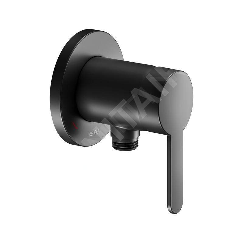 Keuco IXMO - Mitigeur de douche encastré, noir mat 59552370301
