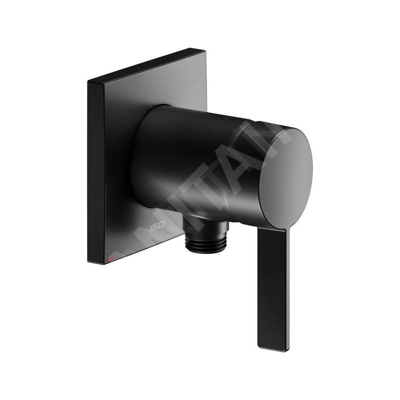 Keuco IXMO - Mitigeur de douche encastré, noir mat 59552379502