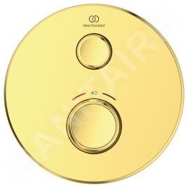 Ideal Standard CeraTherm Navigo - Mitigeur de douche thermostatique encastré, Brushed Gold A7295A2