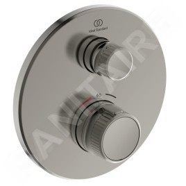 Ideal Standard CeraTherm Navigo - Mitigeur de douche thermostatique encastré, Silver Storm A7295GN