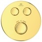 Ideal Standard CeraTherm Navigo - Mitigeur de douche thermostatique encastré pour 2 sorties, Brushed Gold A7296A2