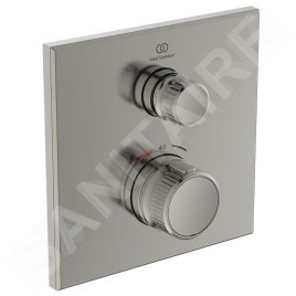 Ideal Standard CeraTherm Navigo - Mitigeur de douche thermostatique encastré, Silver Storm A7301GN