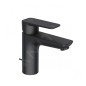 Kludi Pure&Style - Mitigeur de lavabo avec vidage, noir mat 402903975