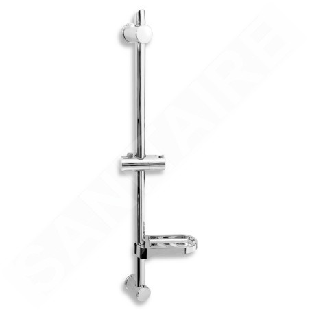 Novaservis Sets de douche - Barre de douche avec porte-savon et entraxe réglable, chrome RAIL601,0