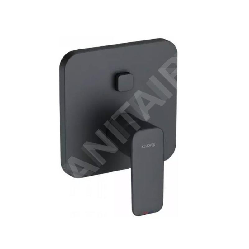 Kludi Pure&Style - Mitigeur encastré pour 2 sorties, noir mat 406593975