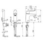 Hansa Care - Mitigeur de lavabo avec douchette de bidet, chrome 46282206