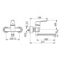 Hansa Clinica - Mitigeur de lavabo, chrome 01536283