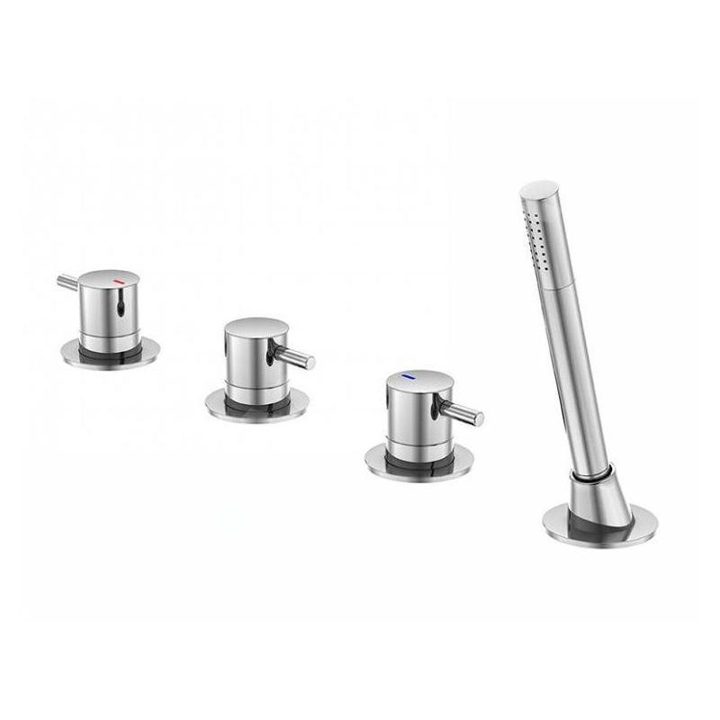 Steinberg 100 - Mitigeur sur le bord de baignoire, installation 4 trous, chrome 100 2480