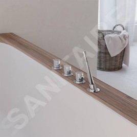Steinberg 100 - Mitigeur sur le bord de baignoire, installation 4 trous, chrome 100 2480