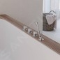 Steinberg 100 - Mitigeur sur le bord de baignoire, installation 4 trous, chrome 100 2480