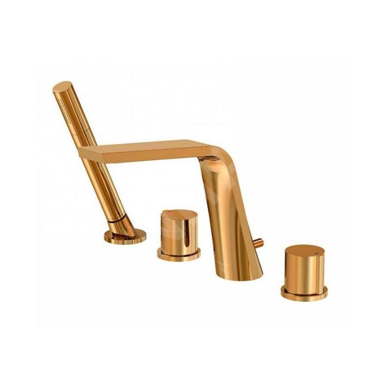 Steinberg 260 - Mitigeur sur le bord de baignoire, installation 4 trous, or rose 260 2400 RG