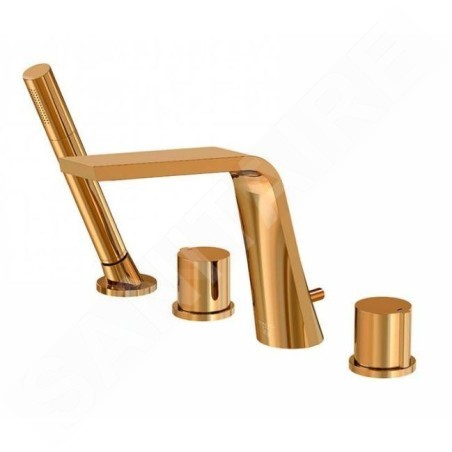 Steinberg 260 - Mitigeur sur le bord de baignoire, installation 4 trous, or rose 260 2400 RG