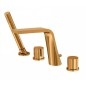 Steinberg 260 - Mitigeur sur le bord de baignoire, installation 4 trous, or rose 260 2400 RG